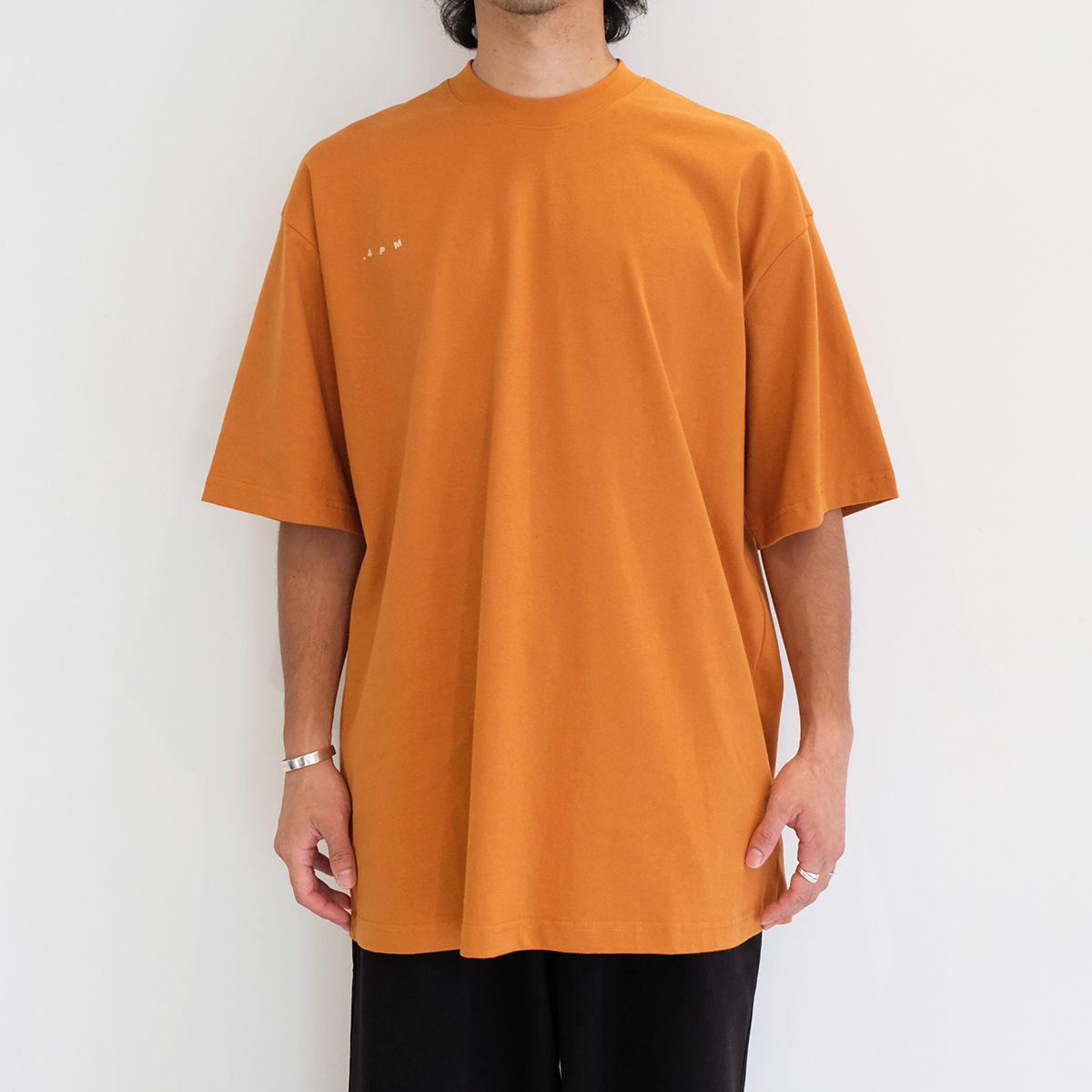 【ラスト1点 3】Spring Logo Tee / サンセットオレンジ