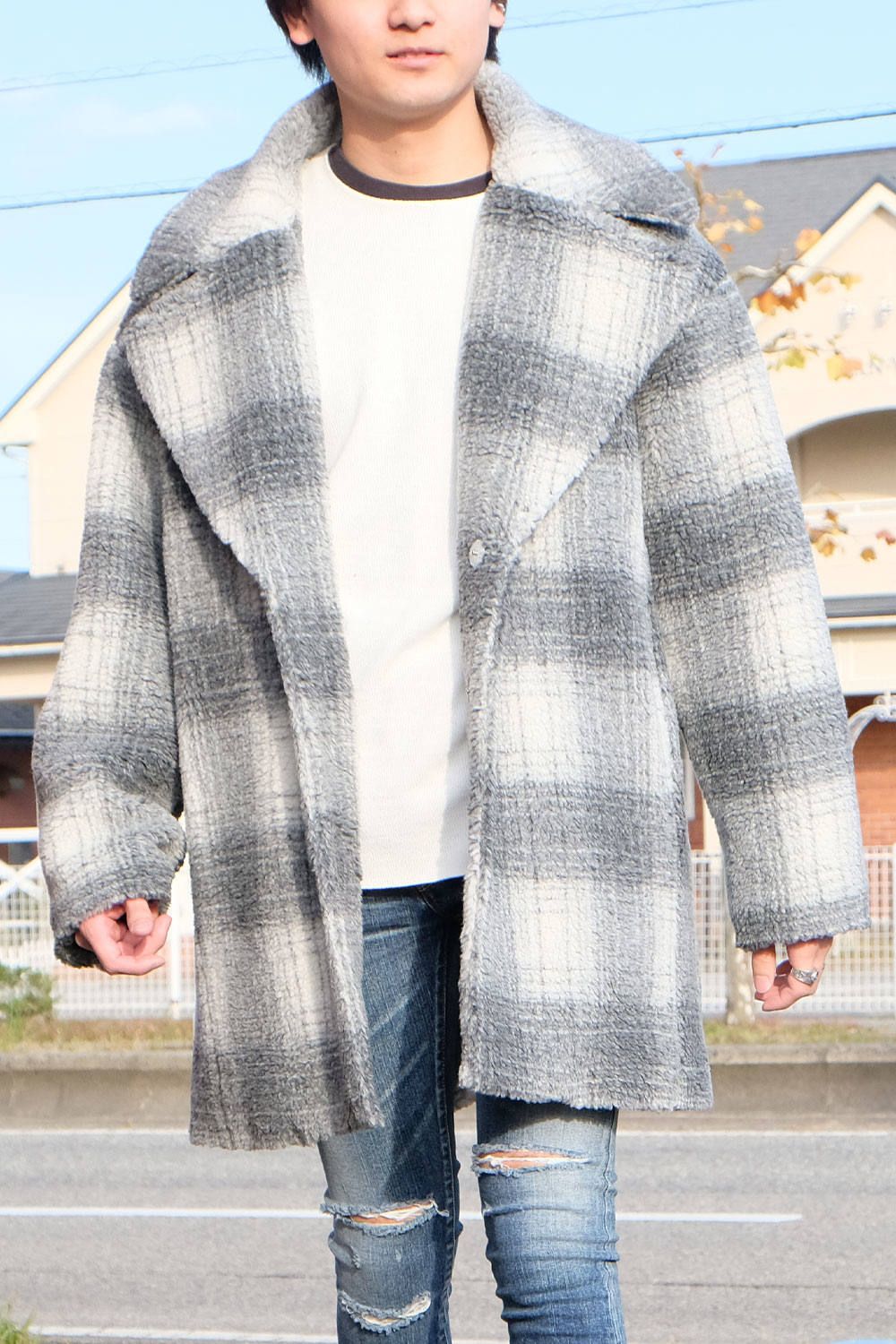 リッチな雰囲気!でも好印象なボアコートスタイル