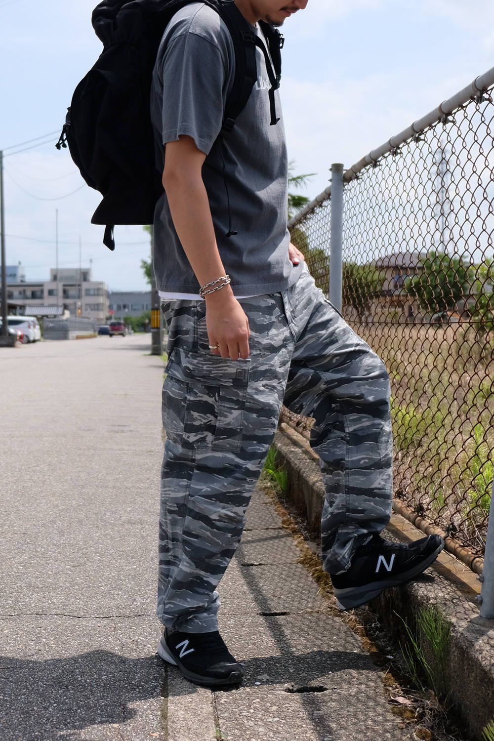 【liberaiders 20SS style】柄や小物をアクセントにしたモノトーンコーデ