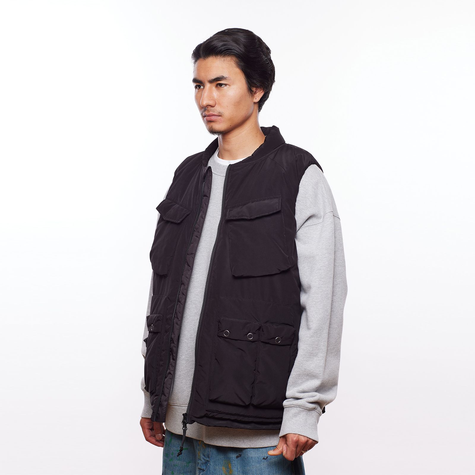 【ラスト1点 L】utility vest II / ブラック