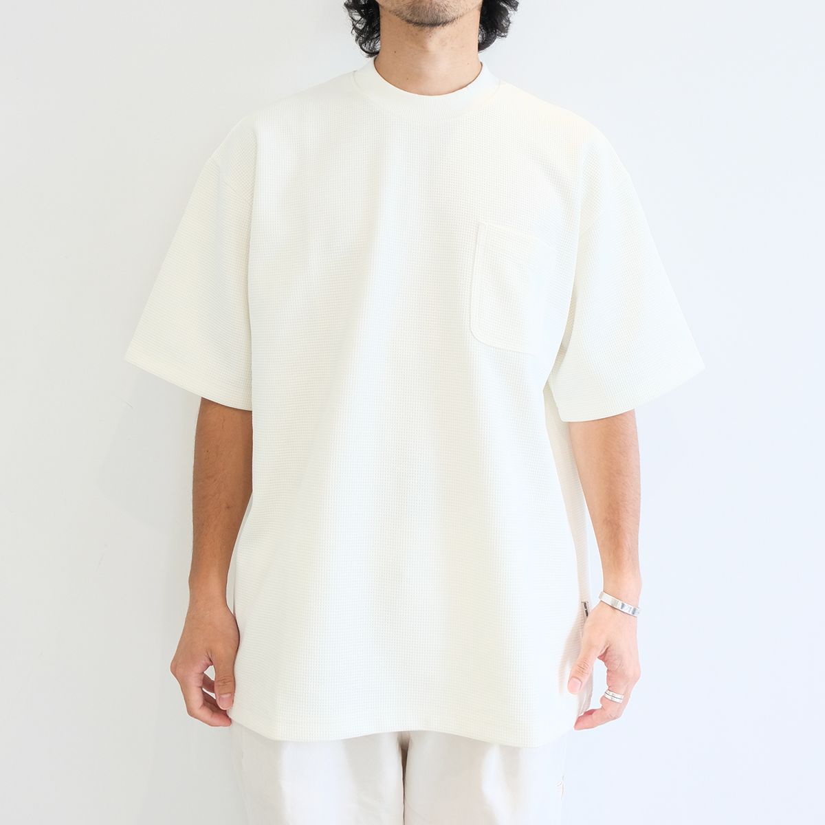 Crew Neck Heavy Thermal Tee / ウォームホワイト