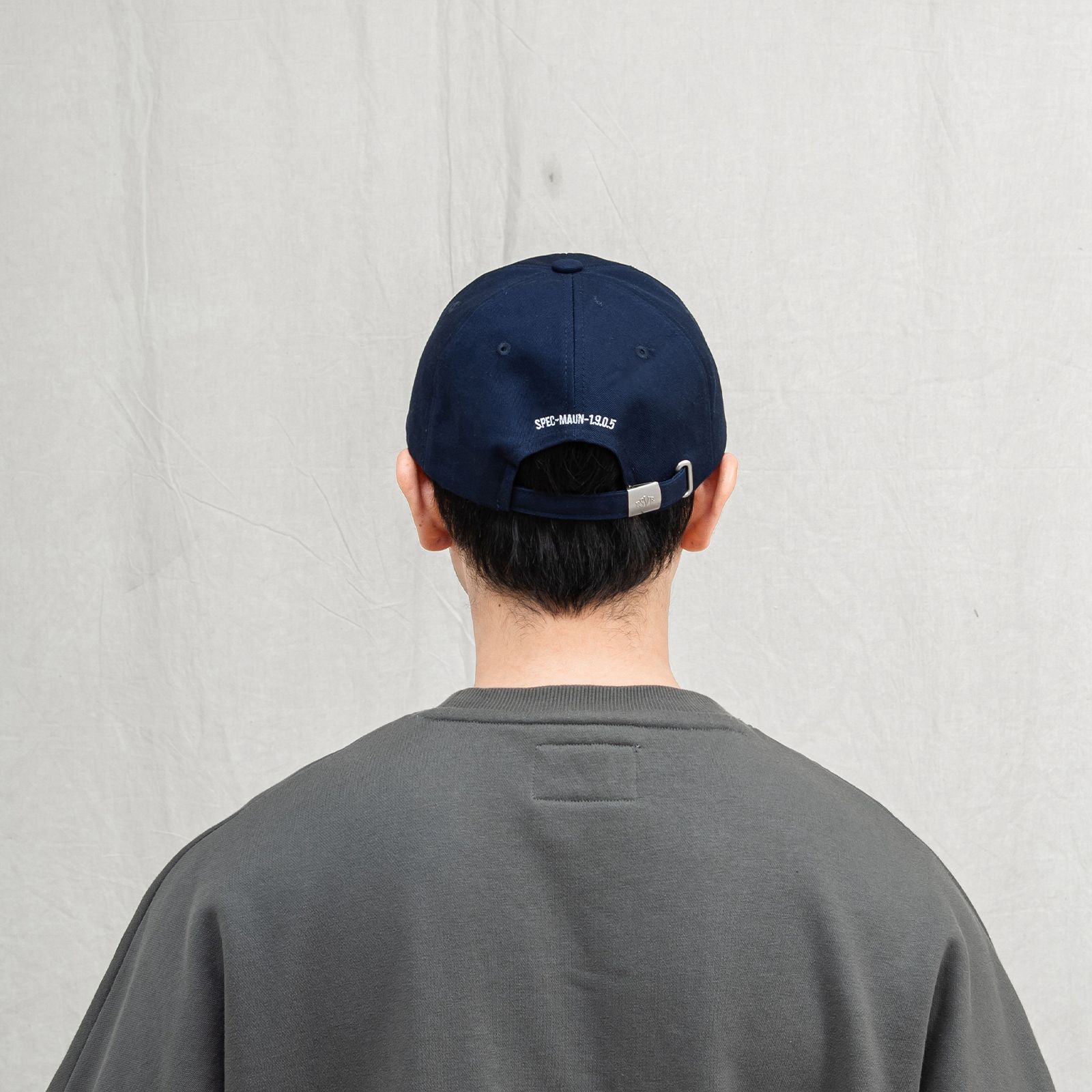 【ラスト1点】6-panel twill cap / ダークブルー