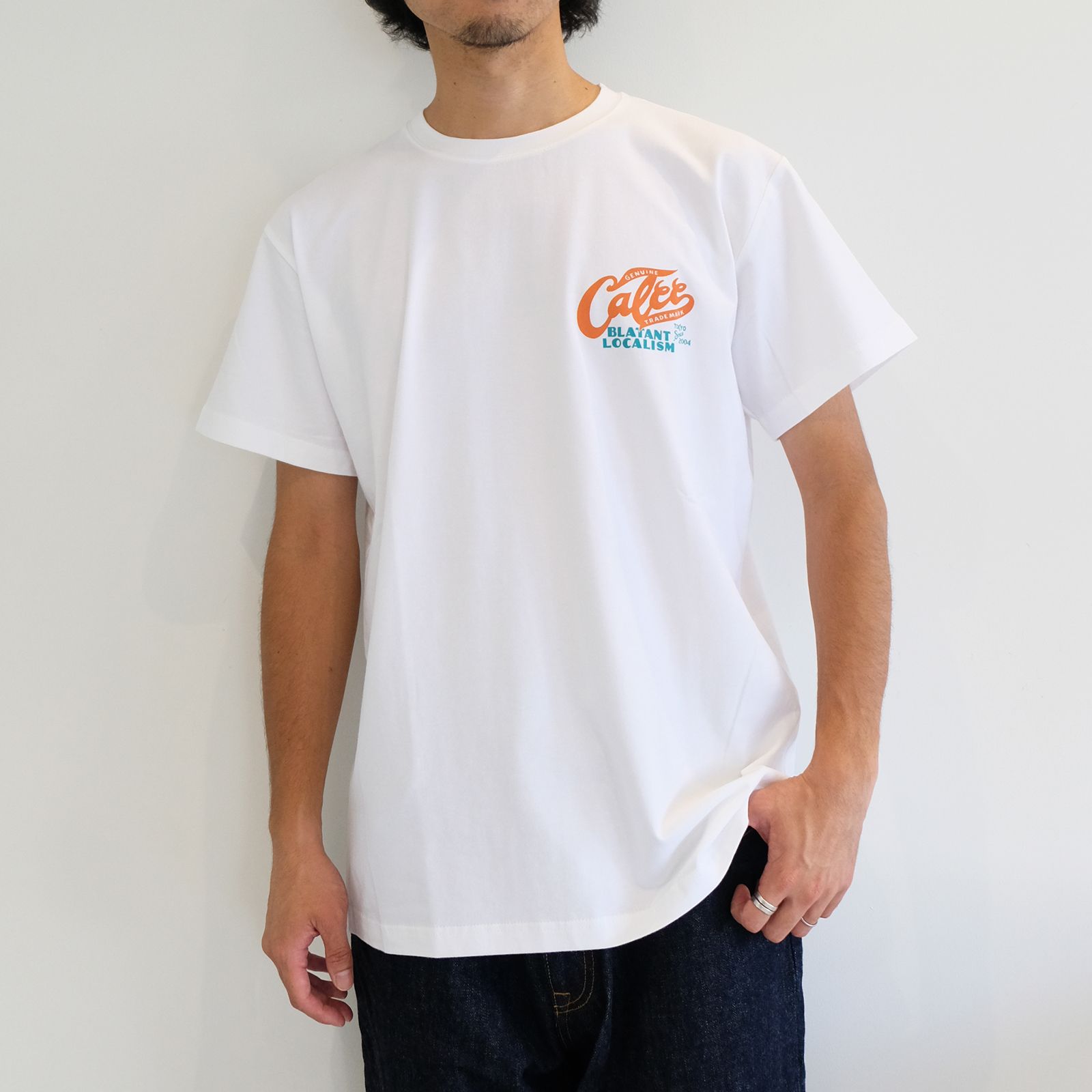 CALEE - Stretch calee logo t-shirt -Naturally paint design