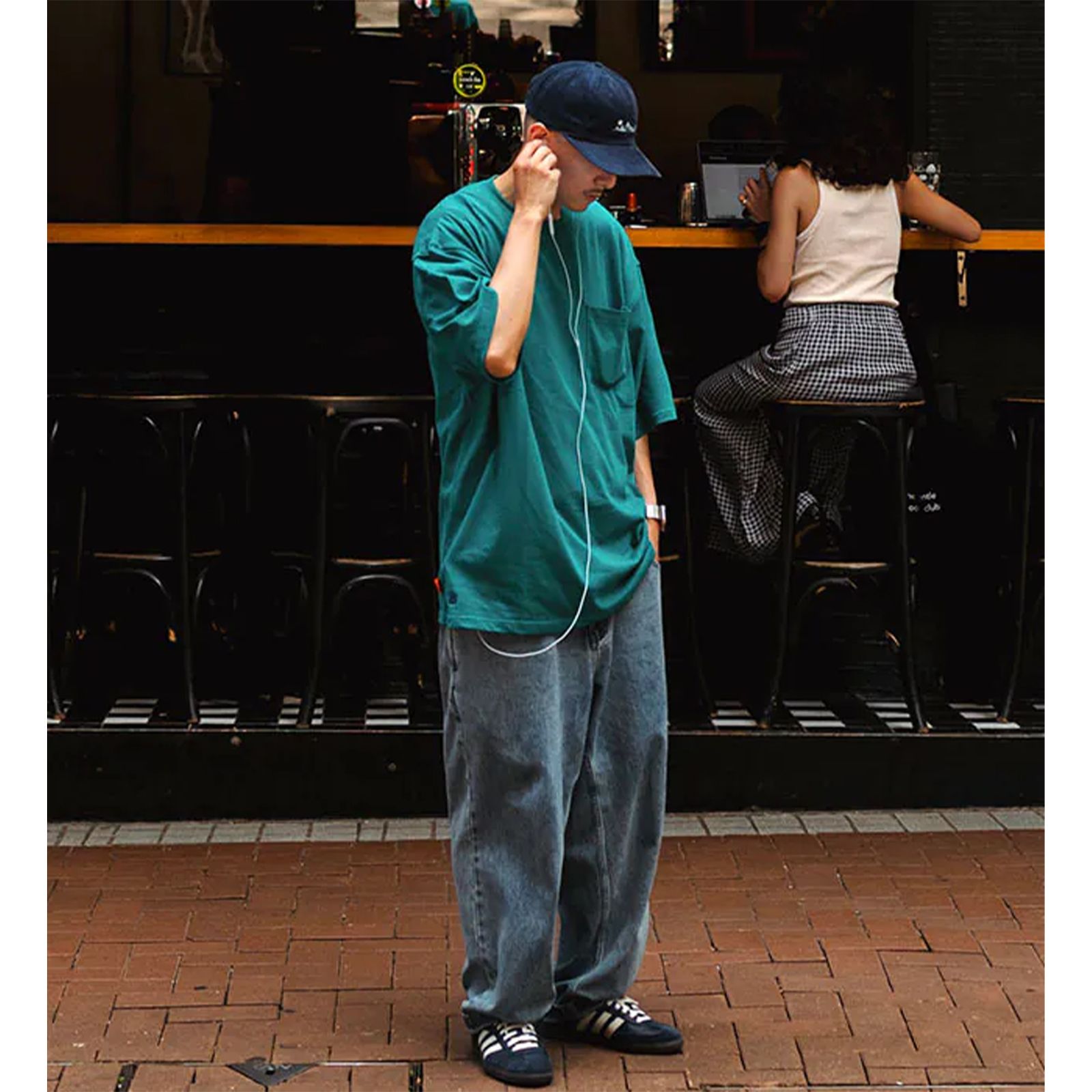 【ラスト1点 2 】POCKET TEE / グリーン