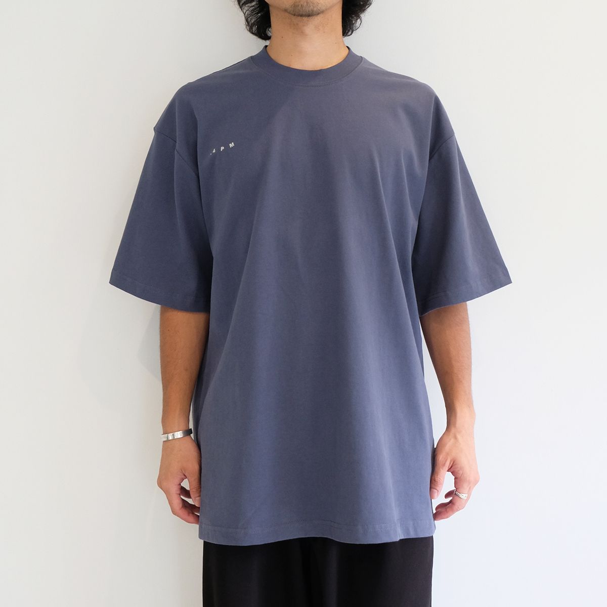 【ラスト1点 3 】Spring Logo Tee / ミッドナイトブルー