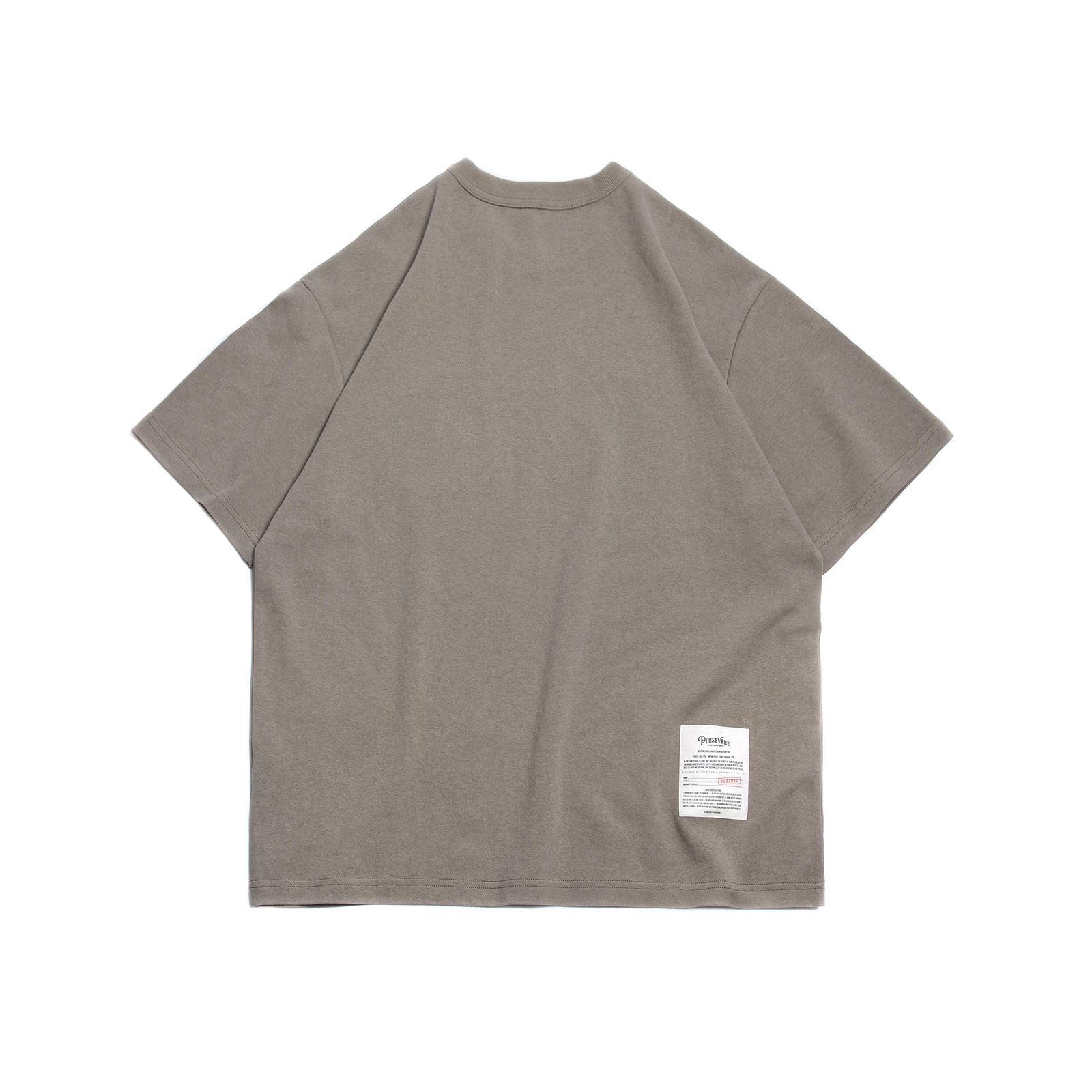 【ラスト1点 L】persevere wide pocket t-shirt / ベージュ