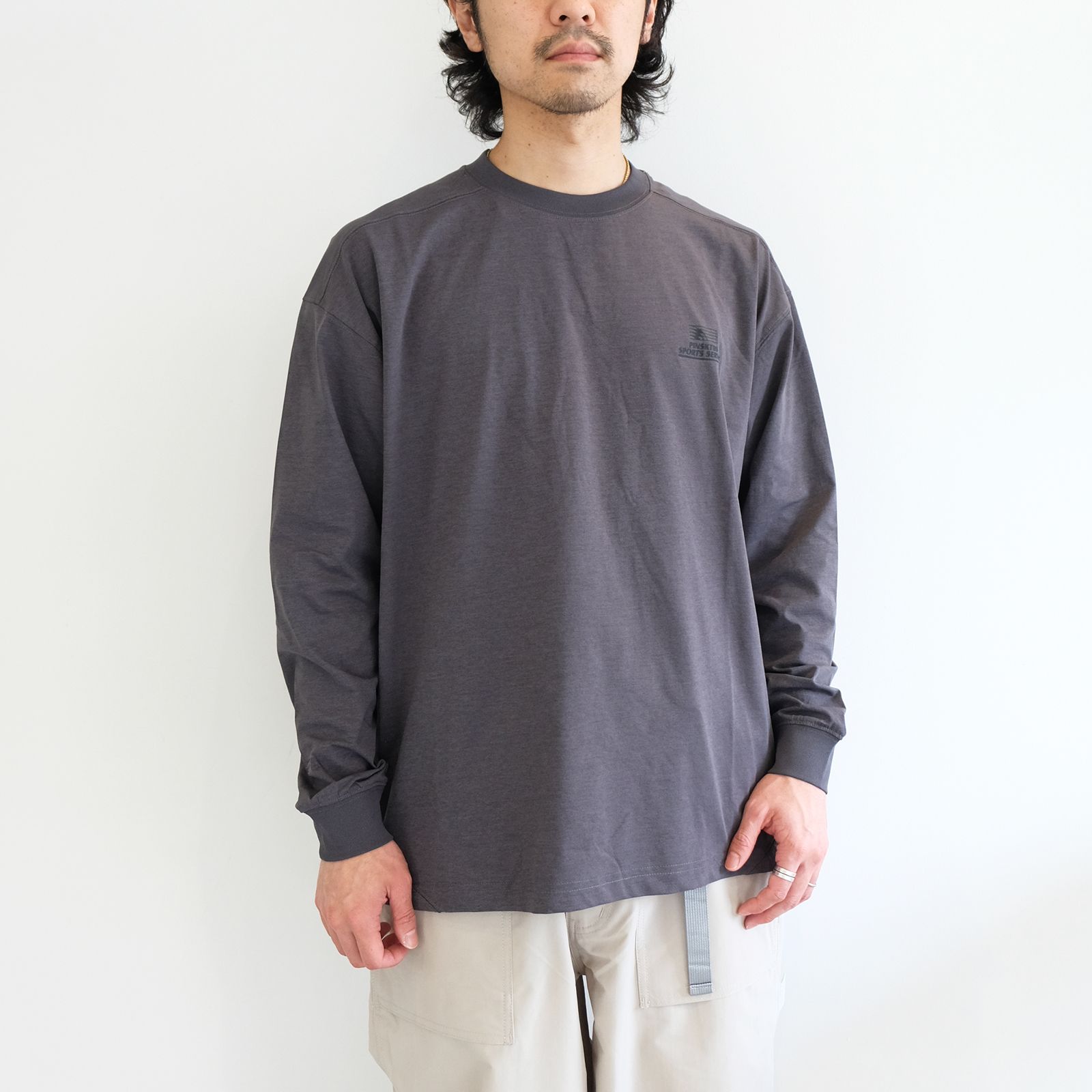 【ラスト1点 M 】Quick-Dry L/S / チャコールグレー