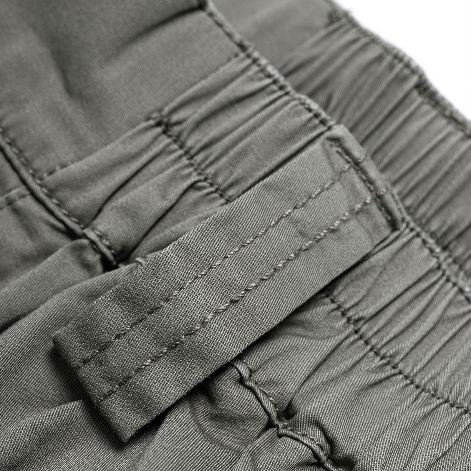 【ラスト1点 M 】washed multi-pocket cargo shorts / グリーングレー