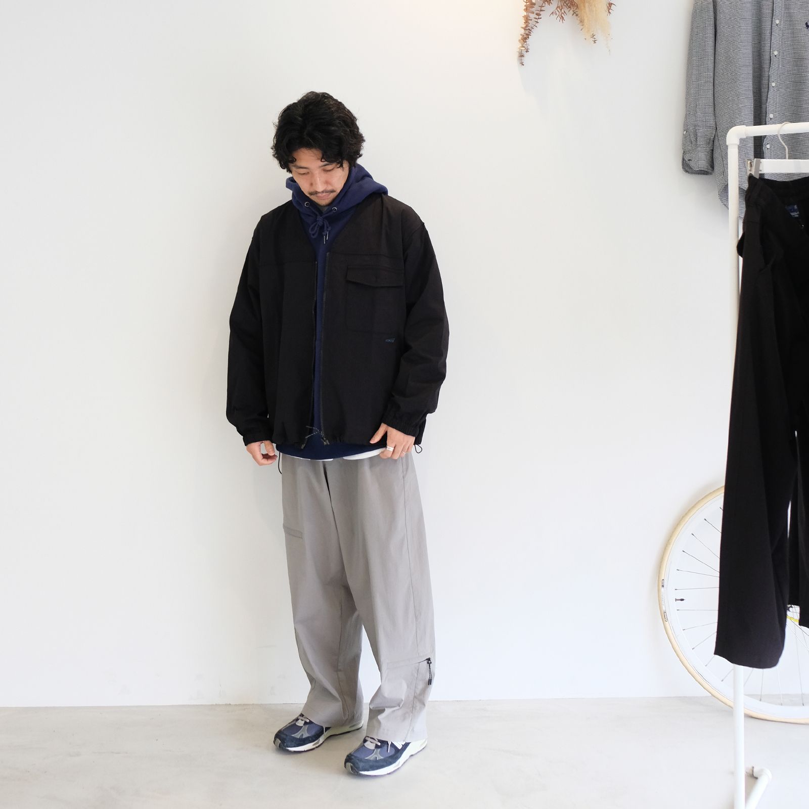【2023.12.2(sat) 】いつものパーカースタイルにプラス1枚