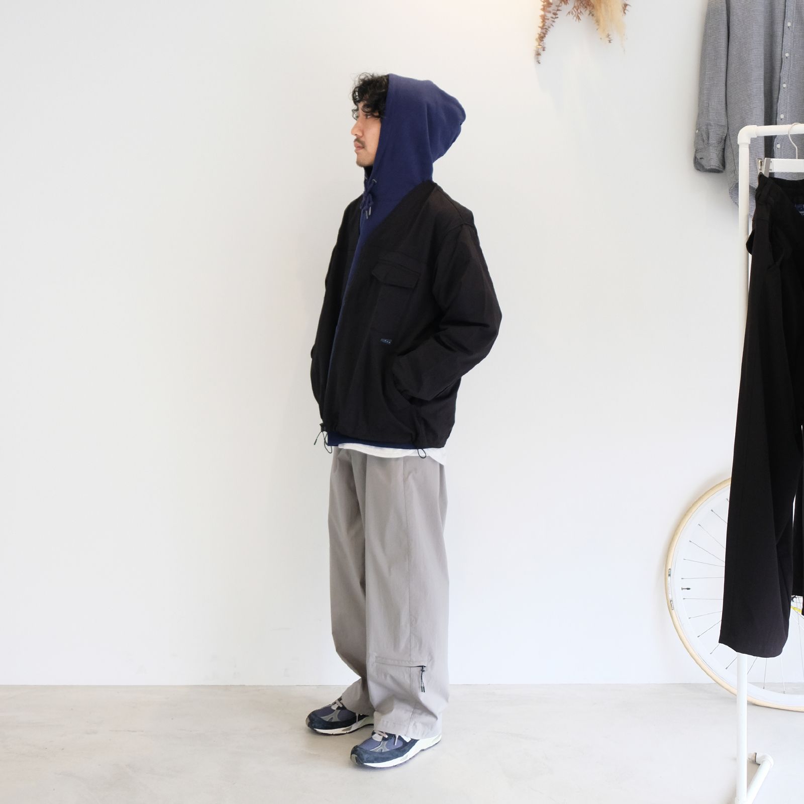 【2023.12.2(sat) 】いつものパーカースタイルにプラス1枚