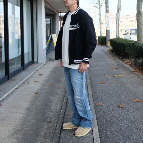 現代の機能性を持ちつつも90'sのアメカジスタイルをイメージ