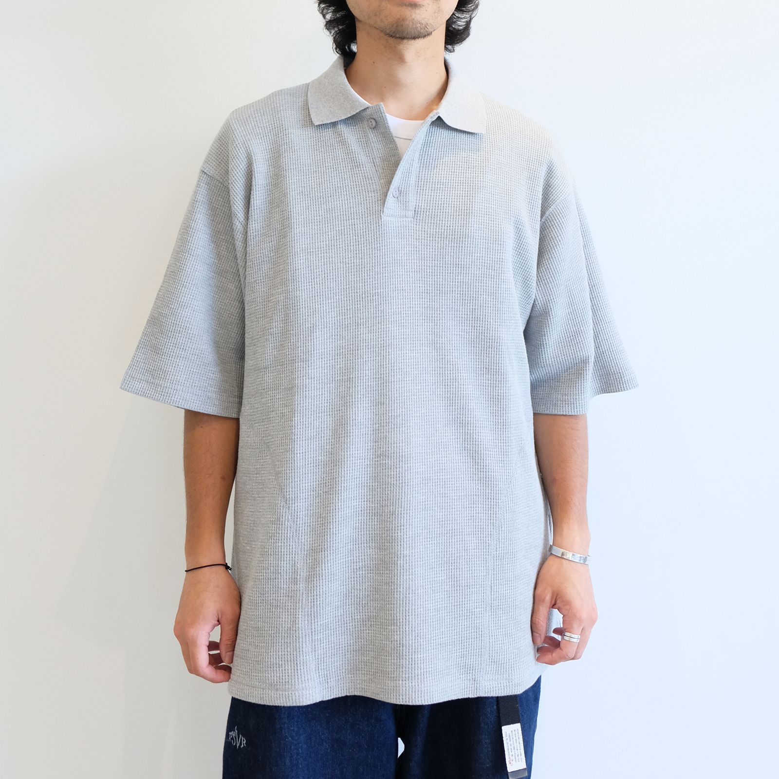上品スタイル Centralpark.4pm - 【ラスト1点 2】H/S POLO Shirt / ライト トップス