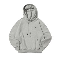【ラスト1点 M 】velvet hoodie / グレー