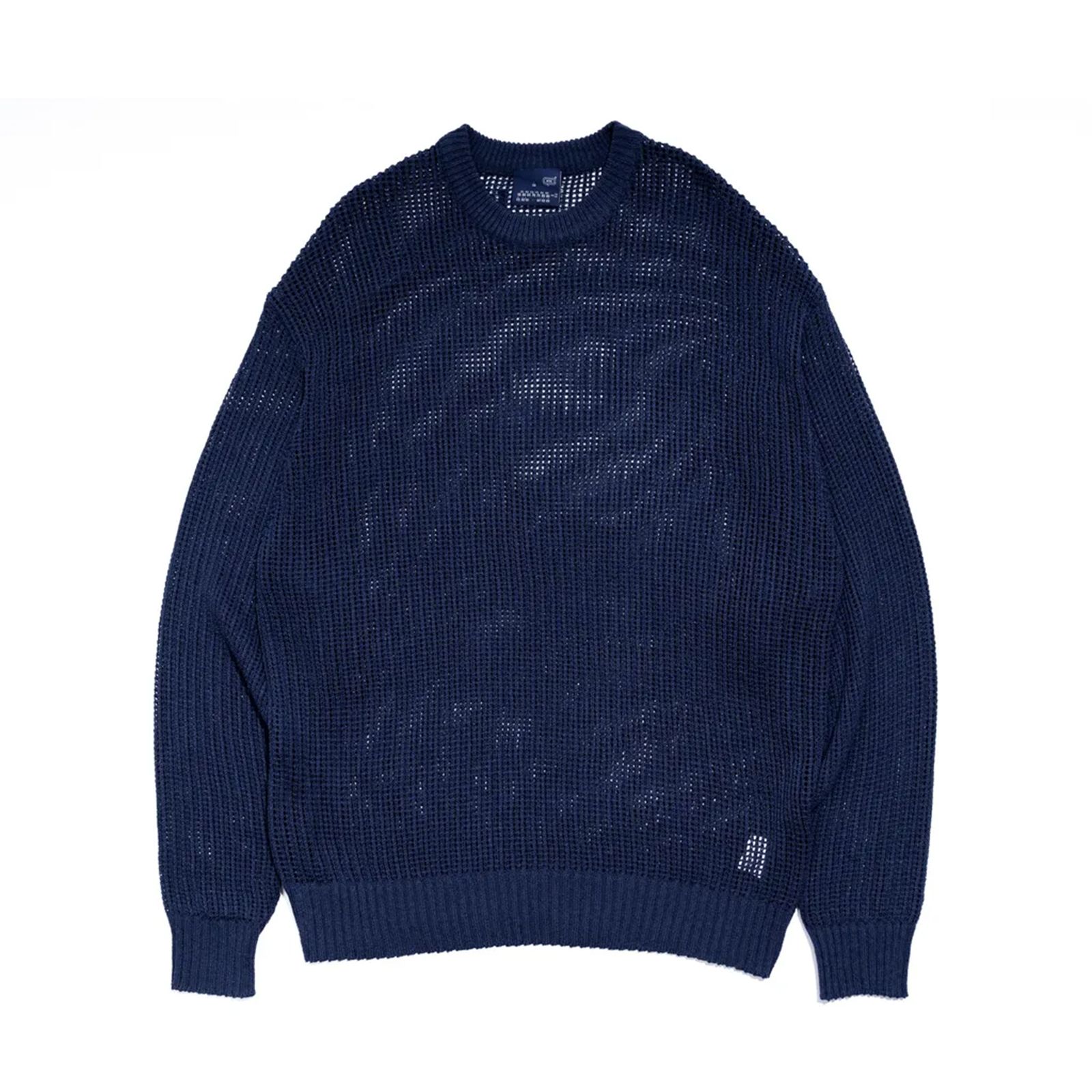 【ラスト1点 2 】Crew Neck Knit / シティーブルー