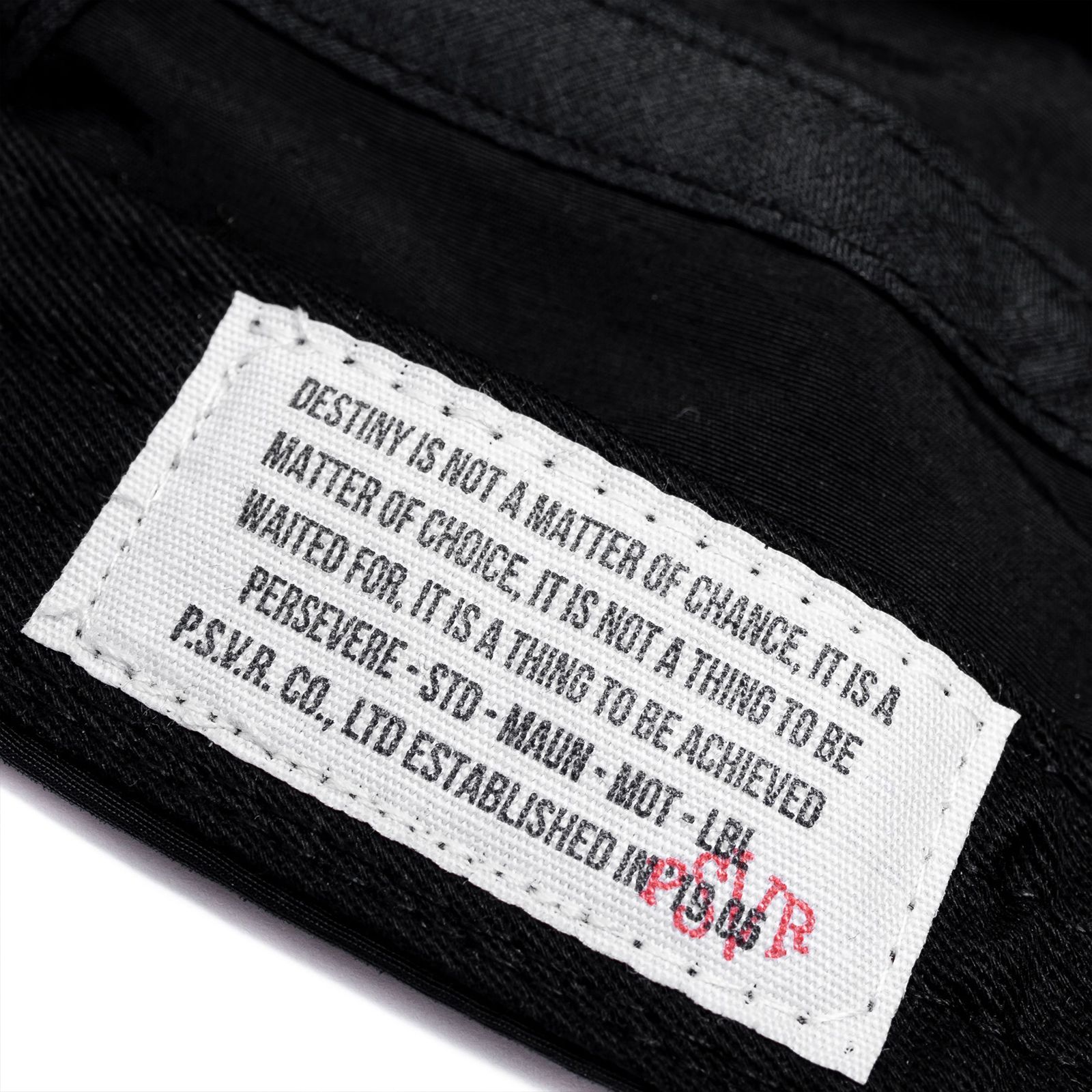 spliced 5-panel water-repellent nylon cap