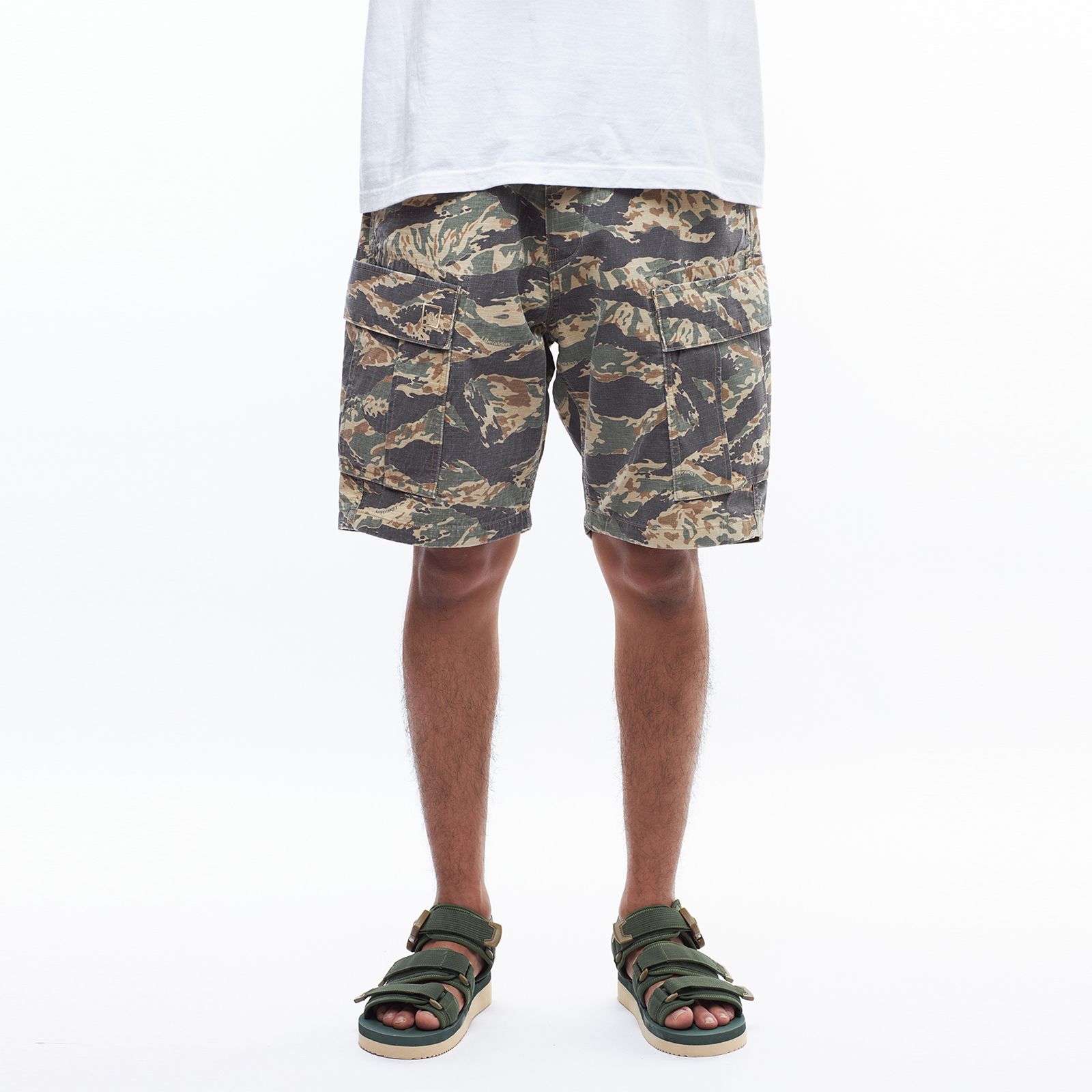 【ラスト1点 32(M)】6 pocket army shorts / タイガーカモ
