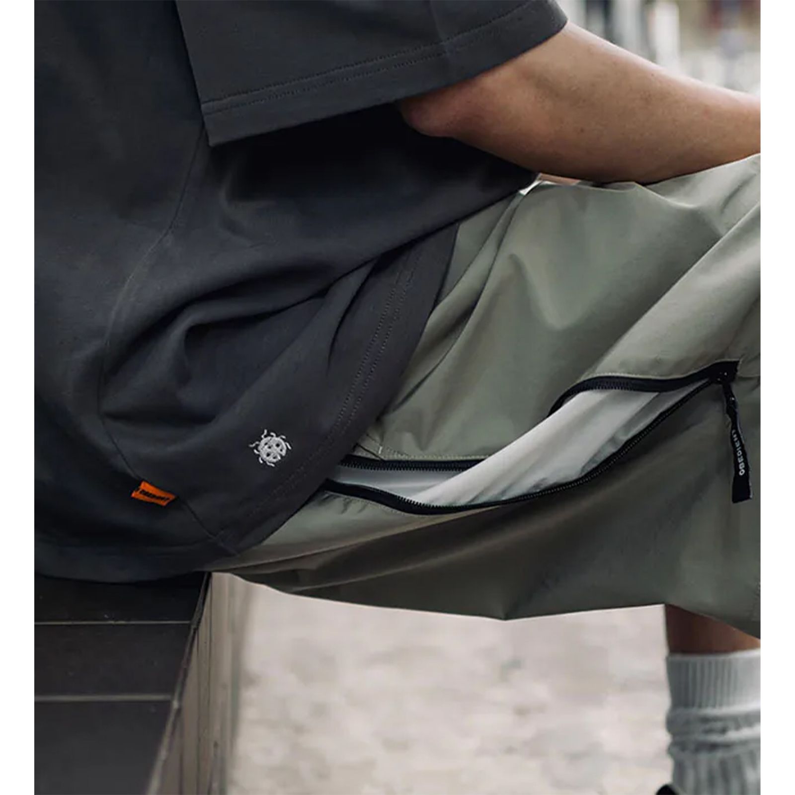 【ラスト1点 4 】POCKET TEE / チャコールグレー