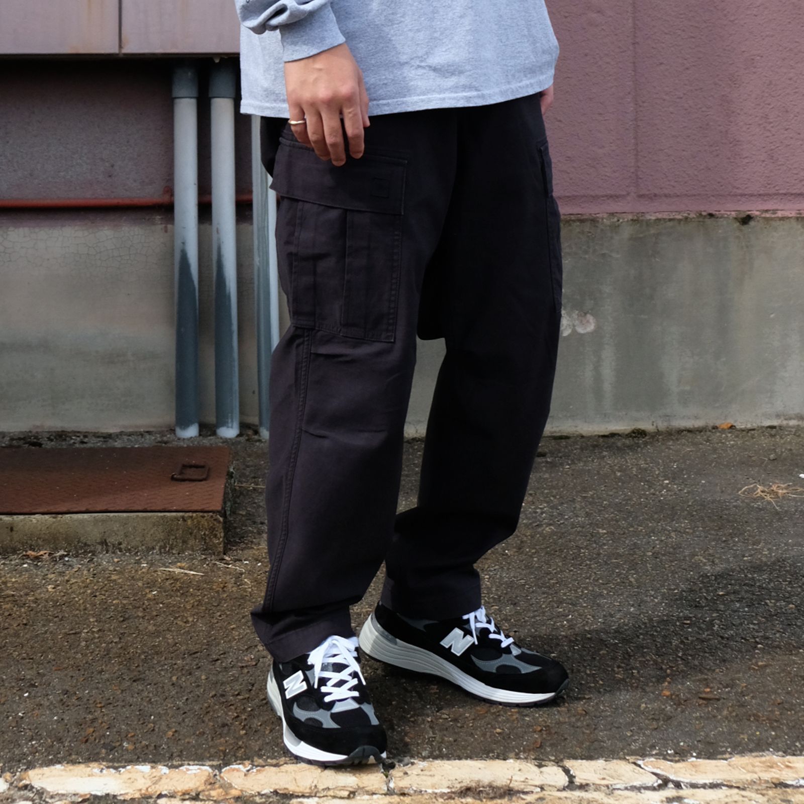liberaiders [ラスト1点 34(L)] バックサテン 6ポケットアーミーパンツ pocket army pants  ネイビー Filo