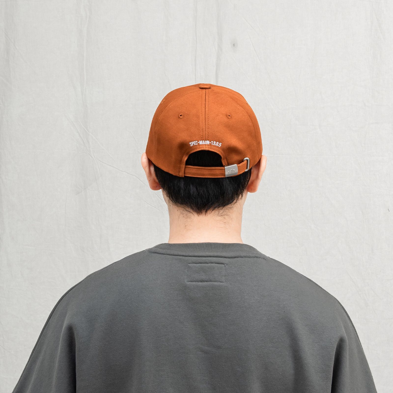 【ラスト1点】6-panel twill cap / オレンジ