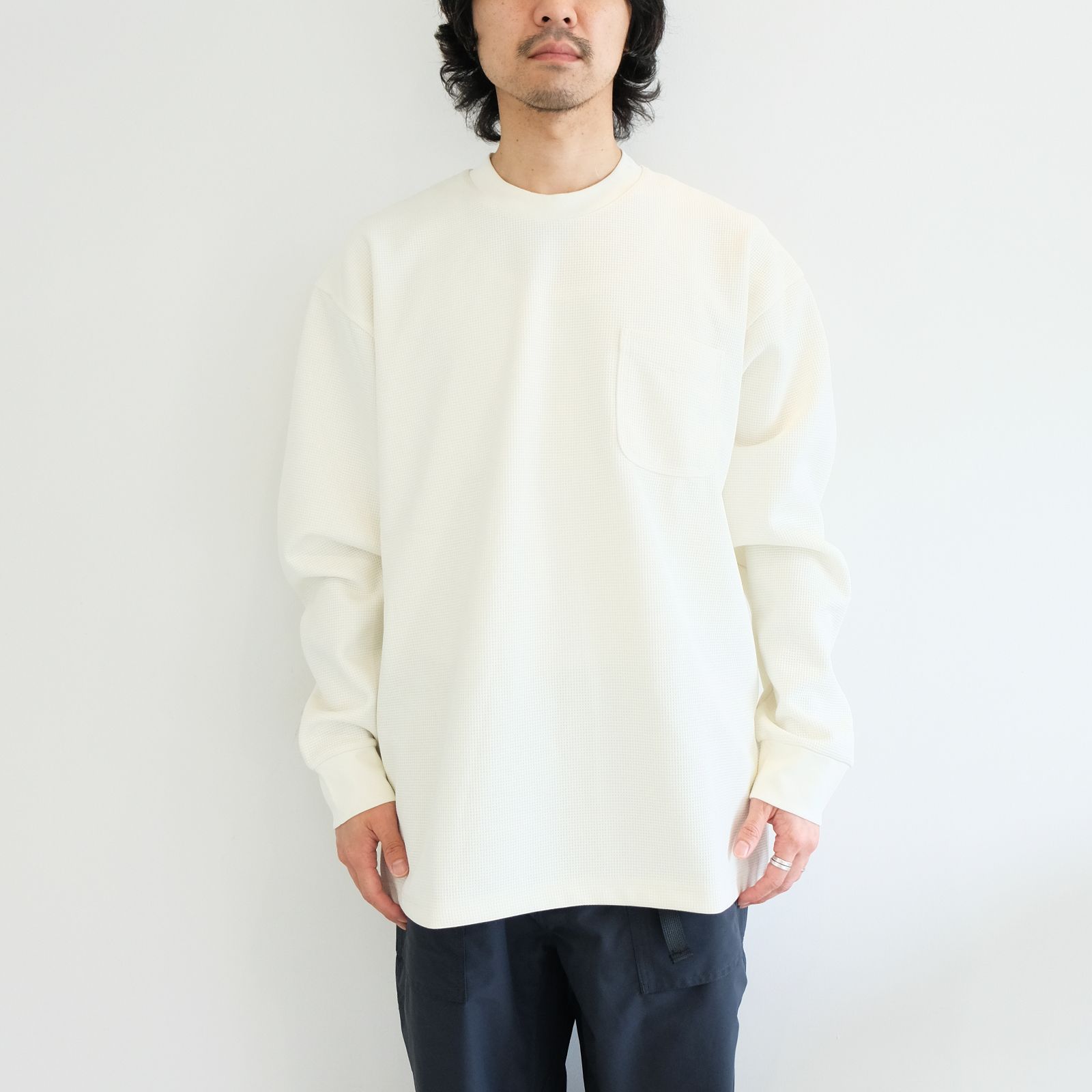 【ラスト1点 1 】Heavy Pocket L/S Tee / ホワイト