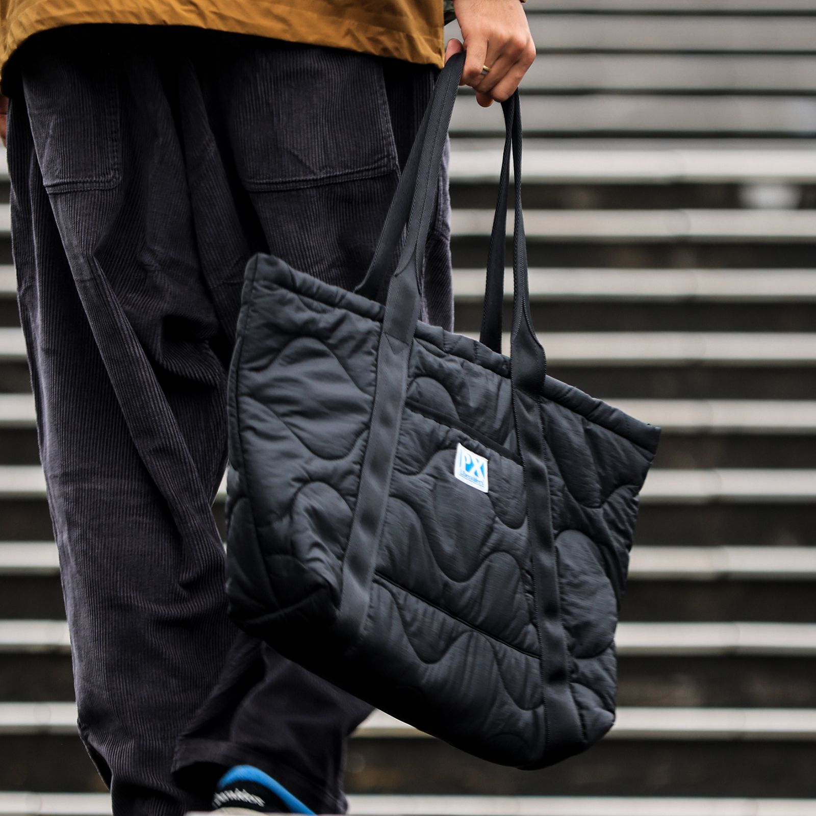 【ラスト1点】liberaiders px quilted tote / ブラック