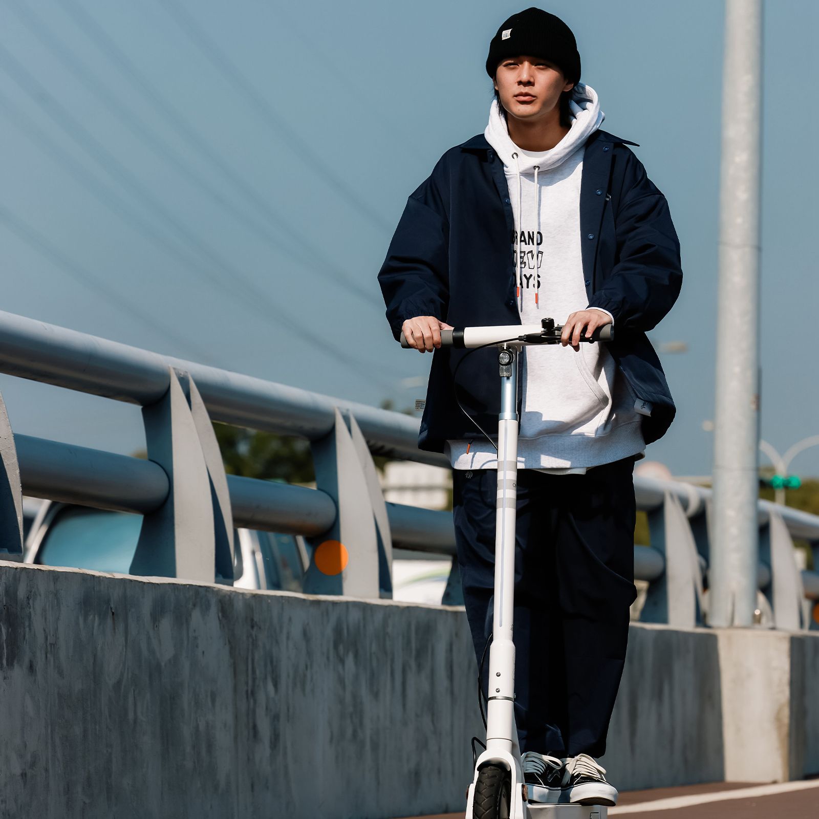 【ラスト1点 M】style02 tapered trousers / ディープブルー