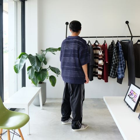4PMのメッシュポロをメインに