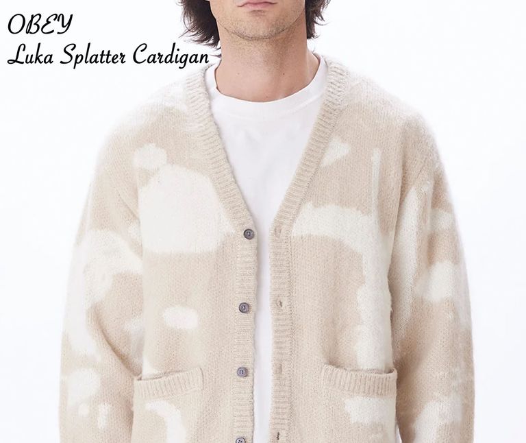 OBEY Luka Splatter Cardigan ご紹介！