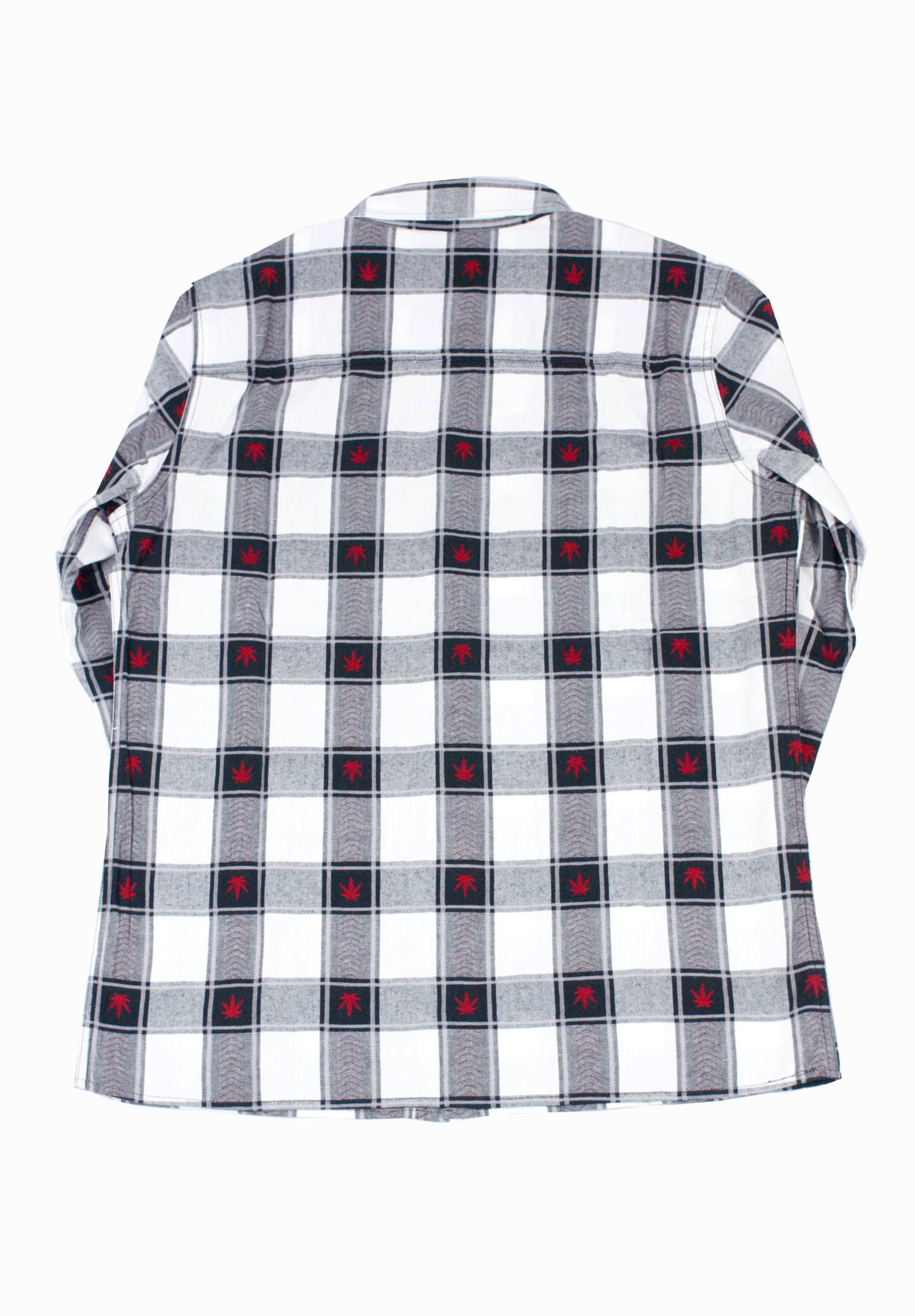 HUF - チェックシャツ Pllantlife Plaid Button-Up Shirt -Black