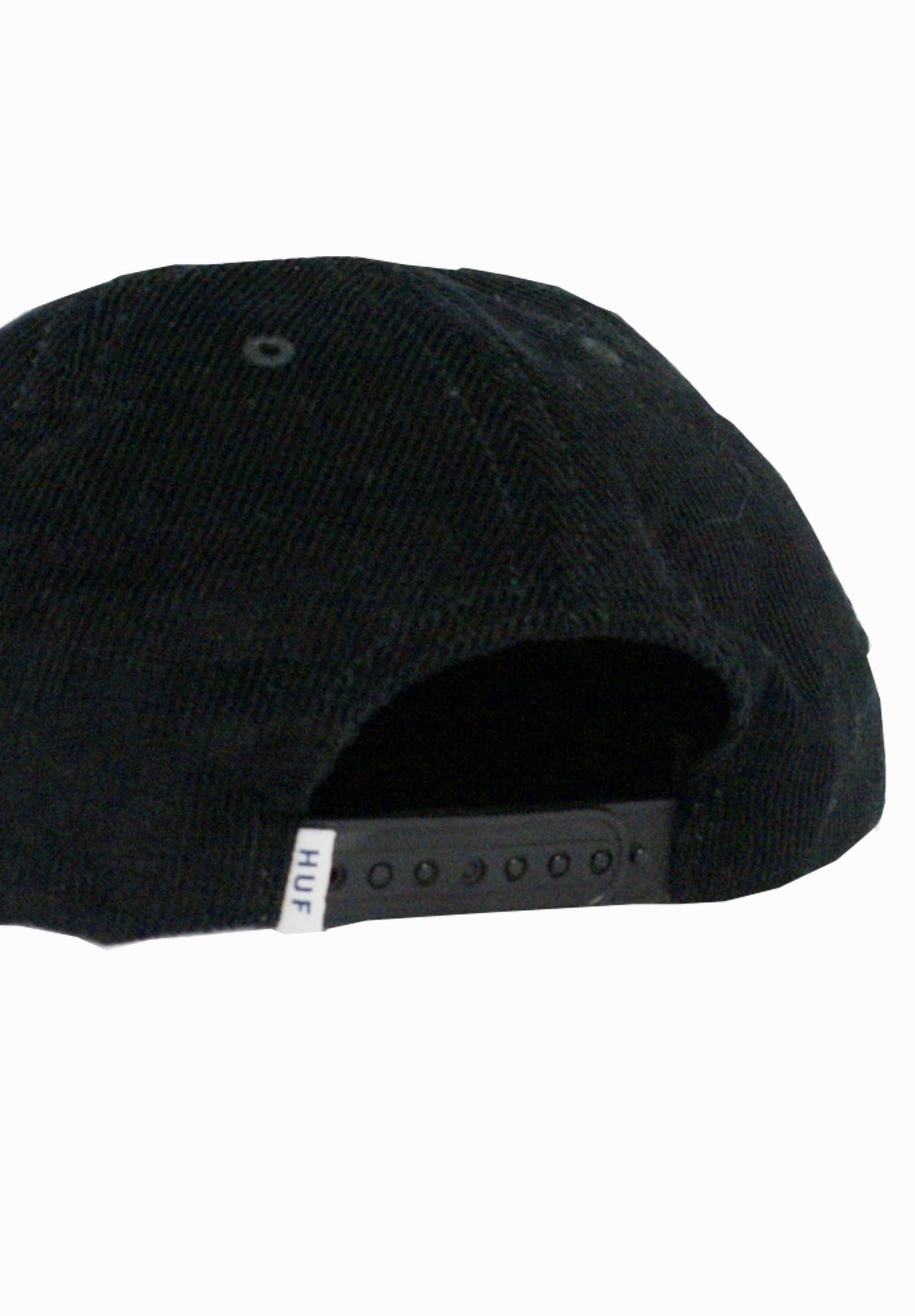 HUF - コーデュロイキャップ Corduroy Script Snapback Hat Cap -Black