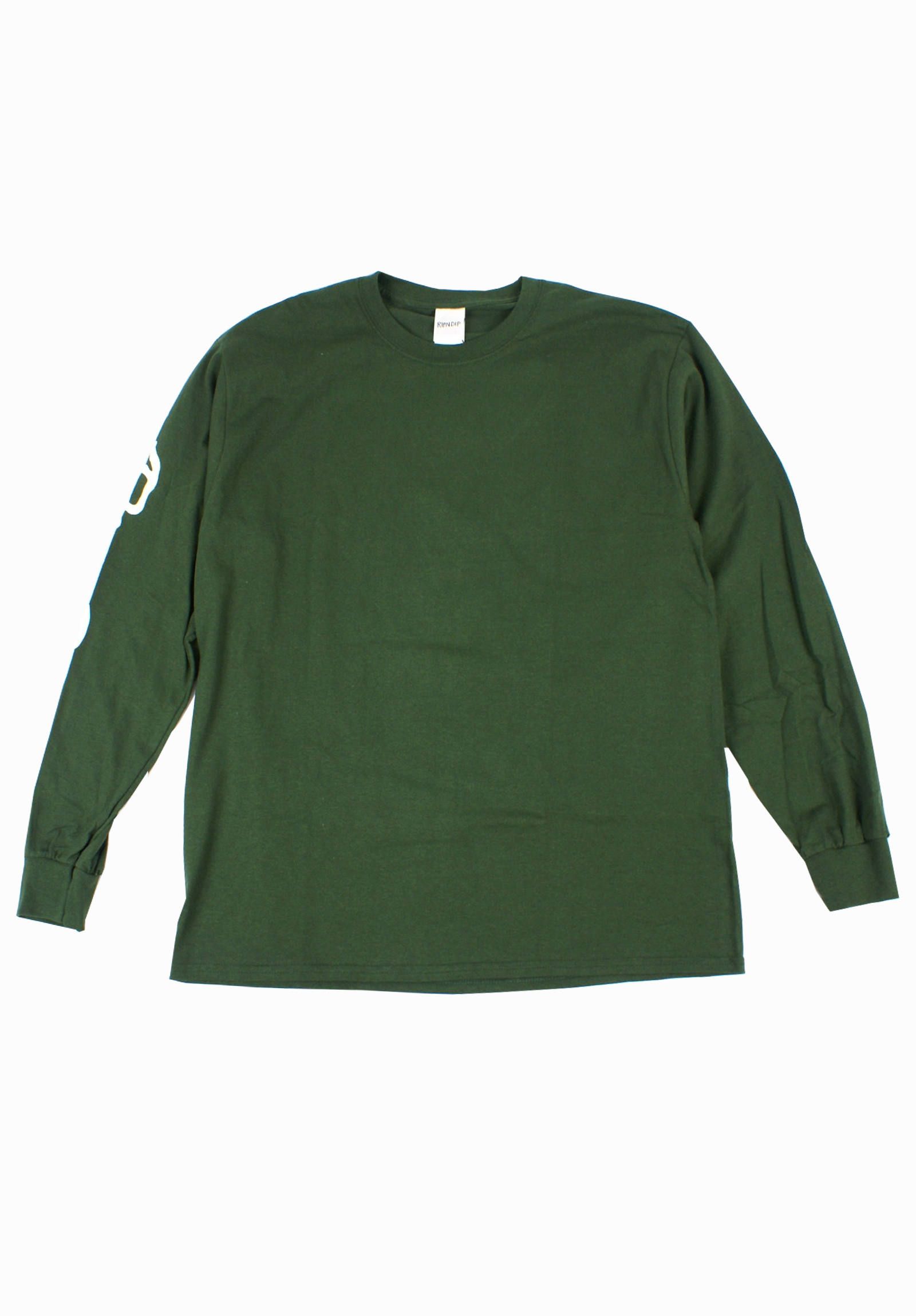 RIPNDIP - ロングスリーブTシャツ Nermal Lisa L/S Shirt -Forest ...