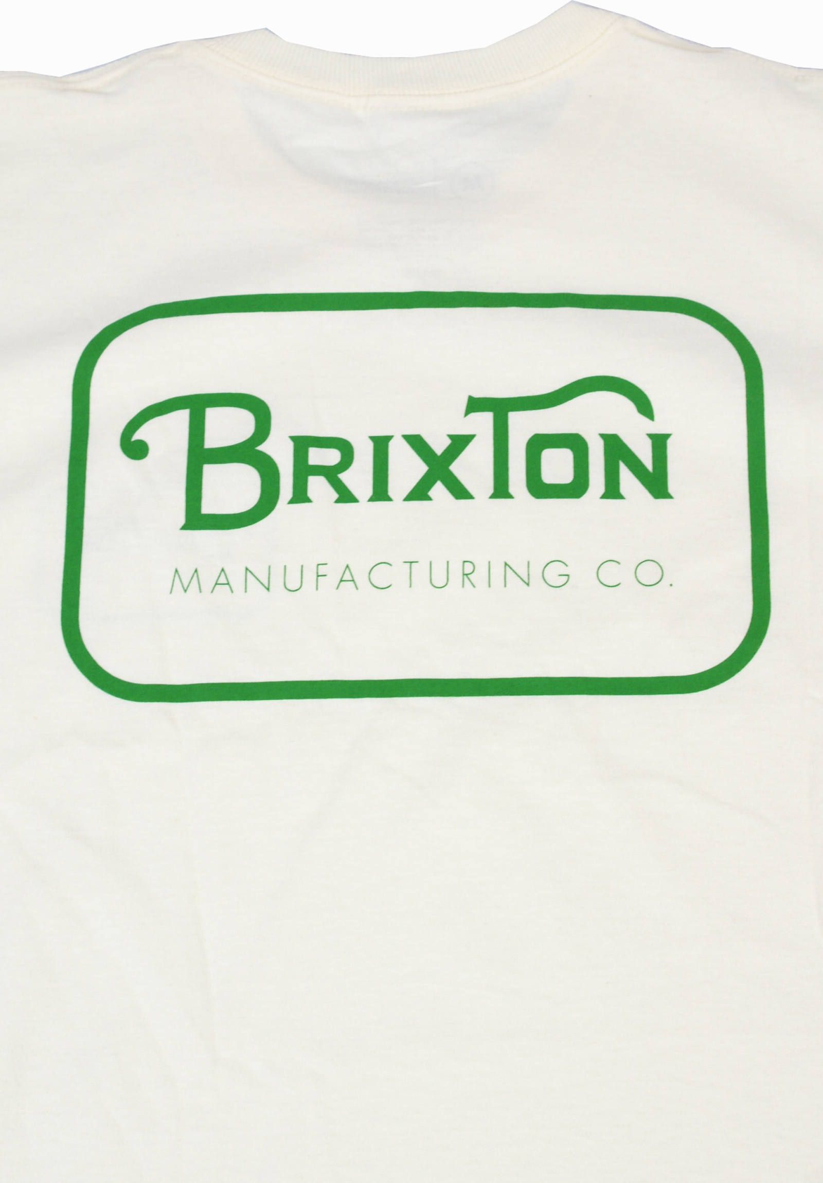 BRIXTON - ロゴTシャツ Grade T-Shirt -Off White/Green- | FROG's TAIL