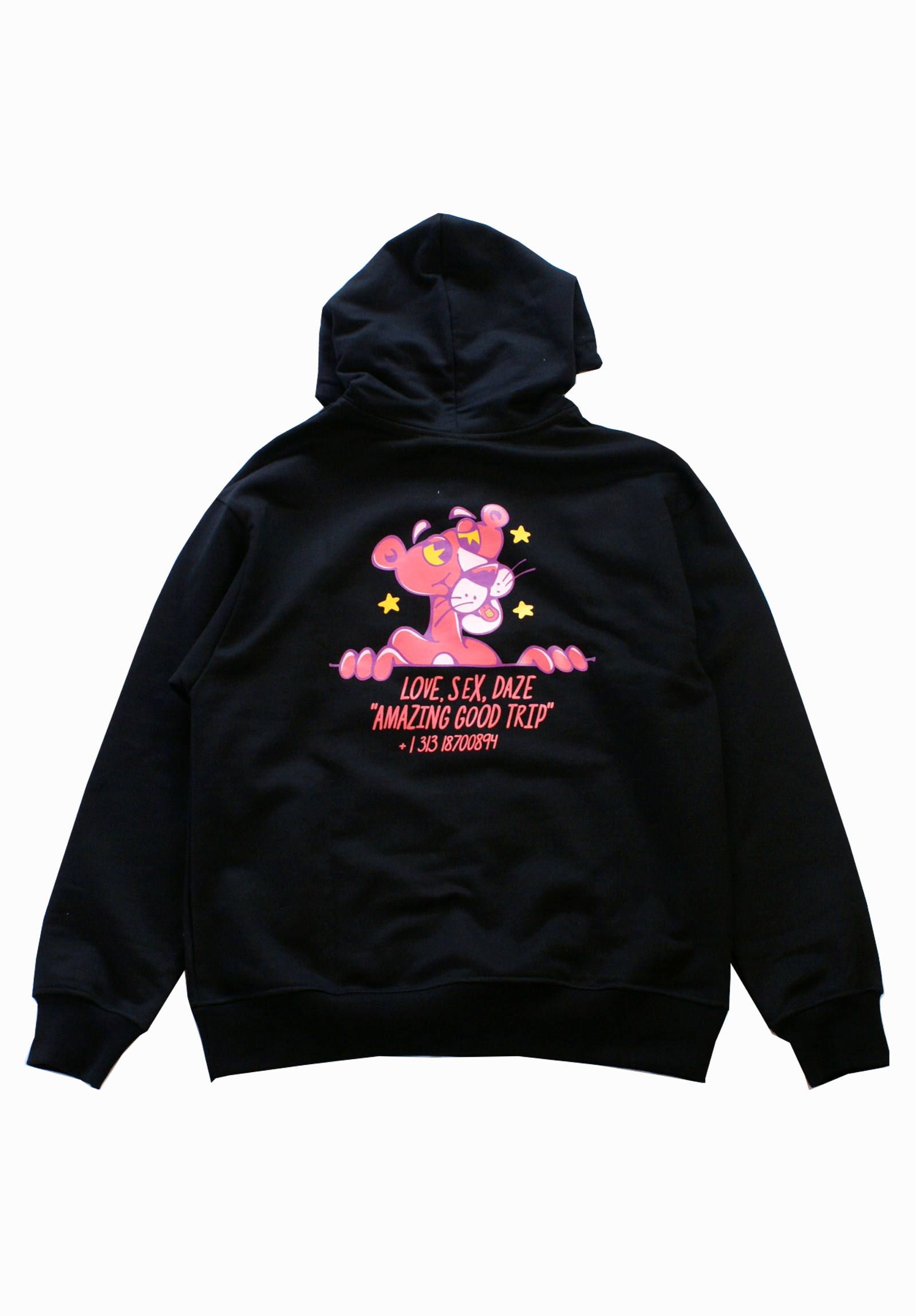 Daze プルオーバーパーカー L S Daze Hoodie Black Frog S Tail