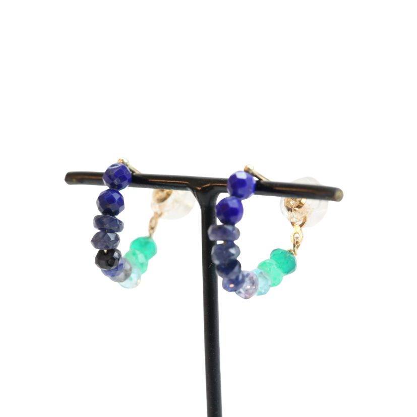 【フェア限定】グリッターマルチカラーピアス( K10)＊現品限り