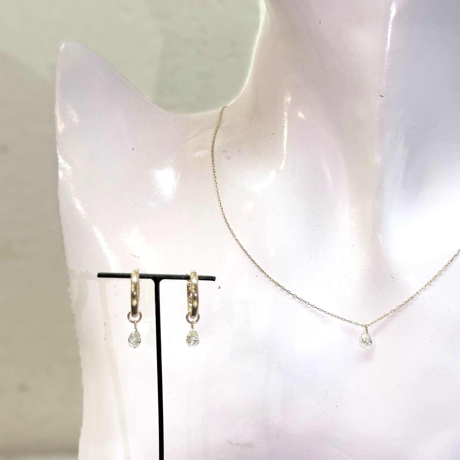 【フェア限定】ダイヤモンドピアス (K10)