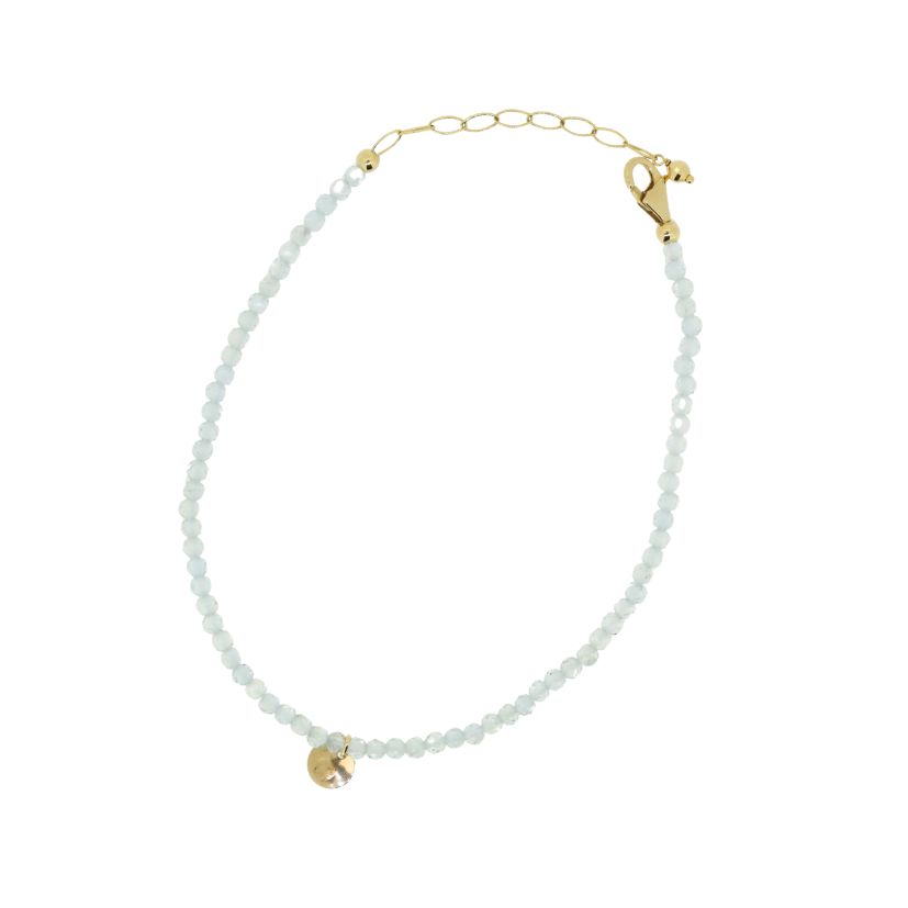 【フェア限定】アミュレット ブレスレット(アクアマリン) (K18)＊現品限り