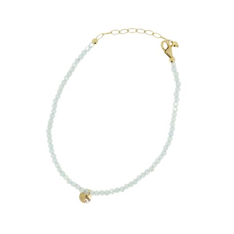 【フェア限定】アミュレット ブレスレット(アクアマリン) (K18)＊現品限り