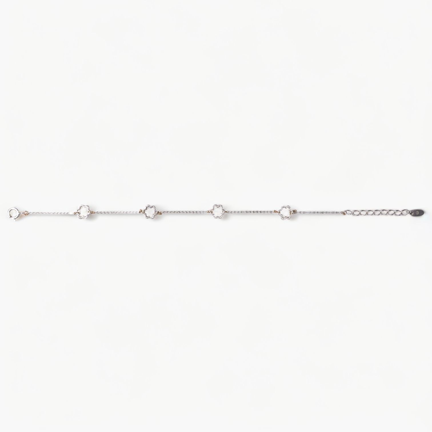 【即日発送可】ミニ ミモザ ブレスレット(シルバー)