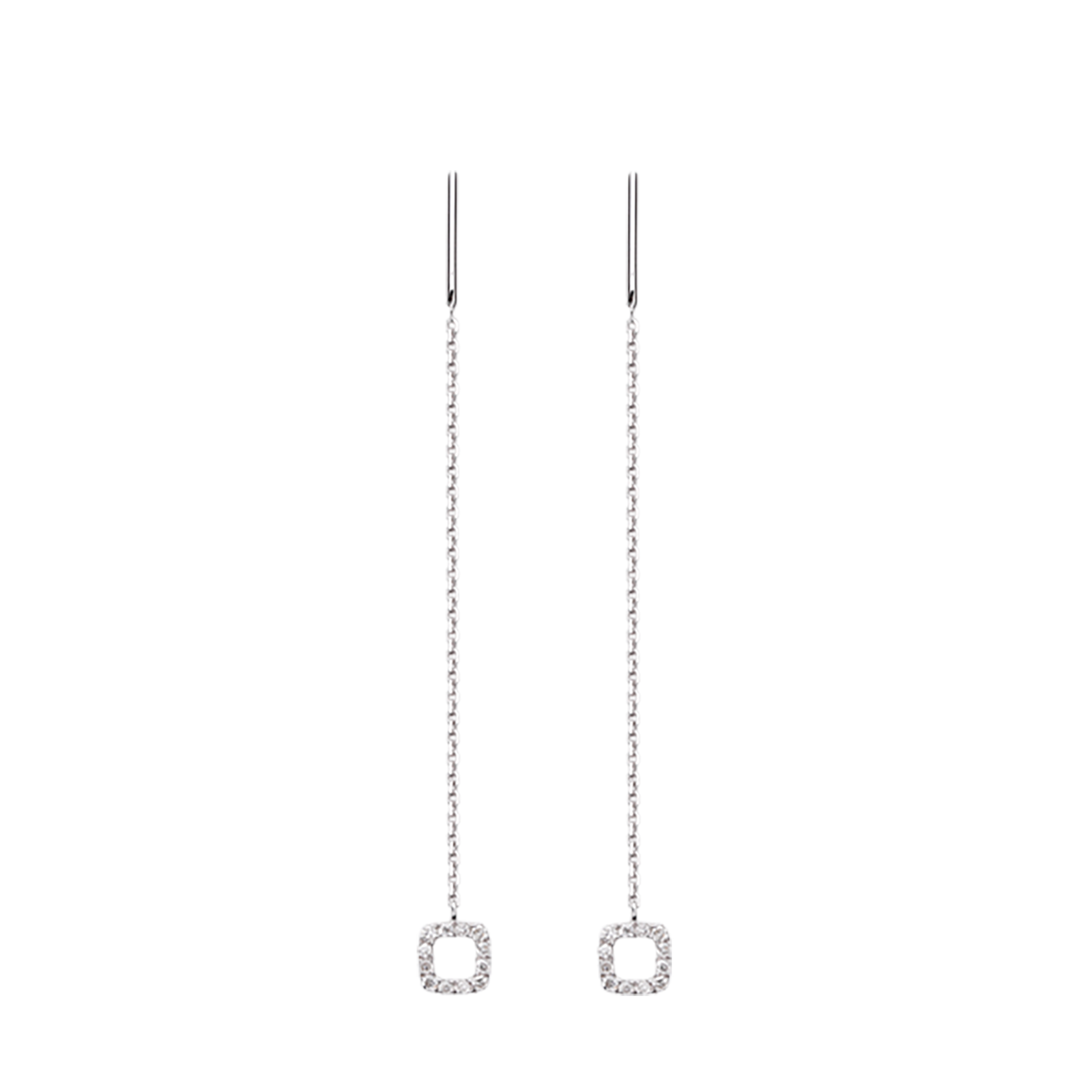 【お取り寄せ商品】K10WGダイヤピアス