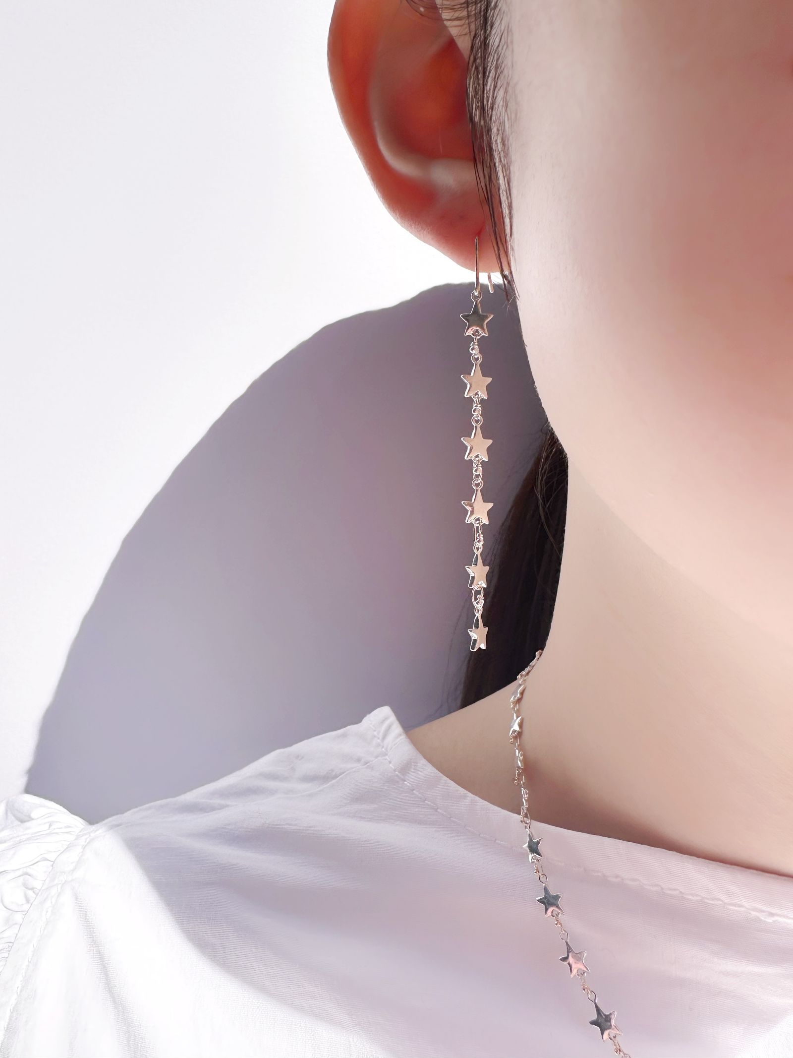 【即日発送可】スターピアスL (シルバー)