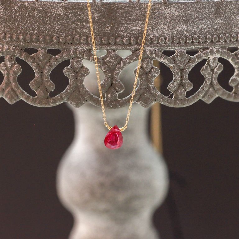 KAORU - ポロリンネックレス(7月の誕生石ルビー) | GENTiL|ジャン  