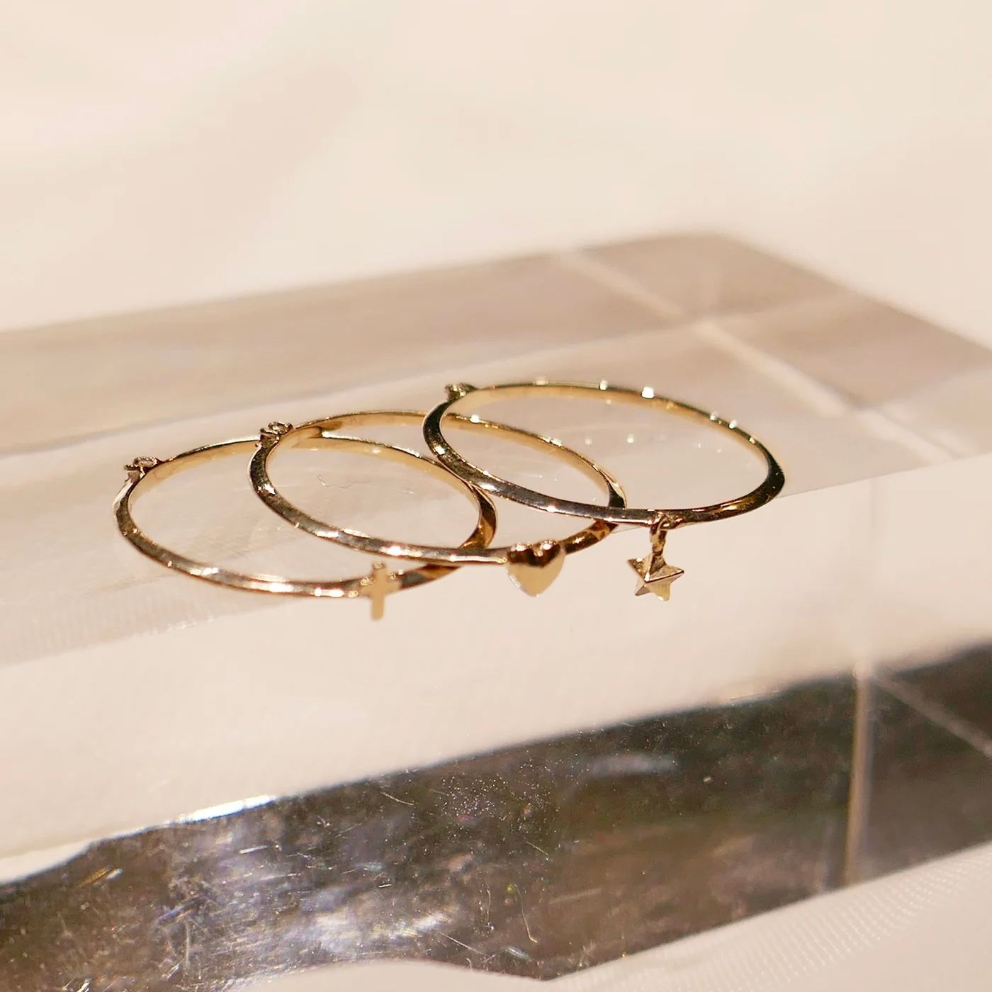 【即日発送可】little emblem リング / LE-AR371 (K9)(11号)