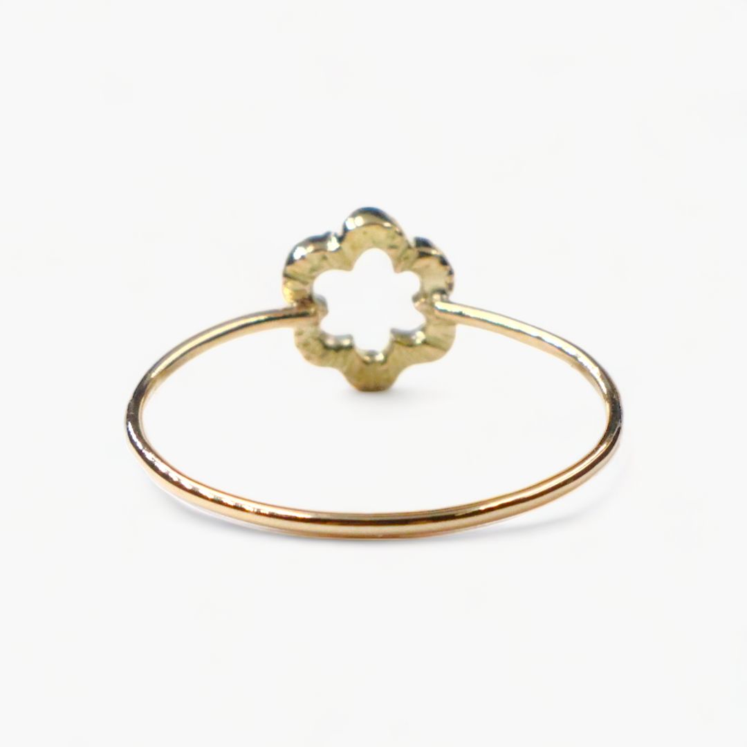 【即日発送可】ミニミモザダイヤモンドリング (K18)(13号)