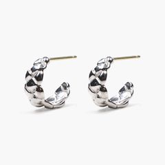 【即日発送可】クロッシング ピアス M (シルバー)＊廃番商品