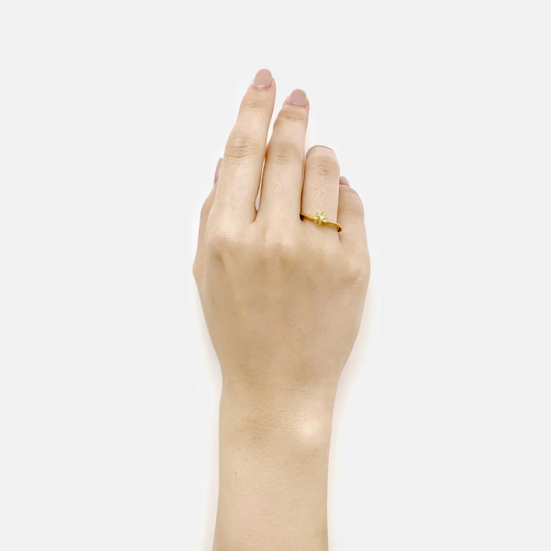 【即日発送可】スターダストリング(K18)(11号)