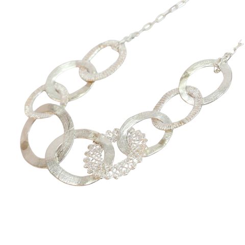 【フェア限定】アールデコネックレス(シルバー)＊廃番商品＊現品限り