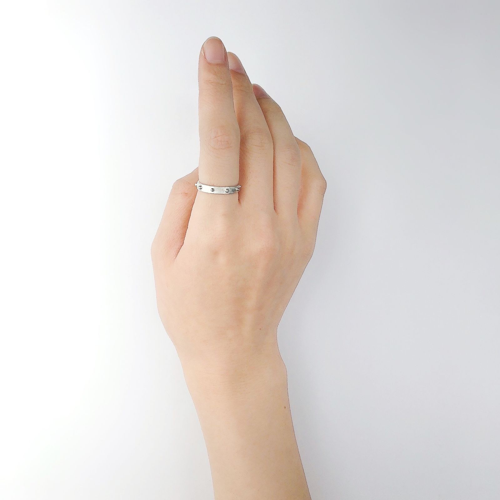 【フェア限定】ドットリングS（シルバー)＊廃番商品＊現品限り