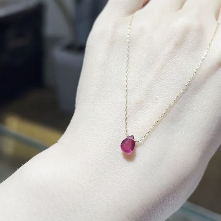 KAORU - ポロリンネックレス(7月の誕生石ルビー) | GENTiL|ジャン  