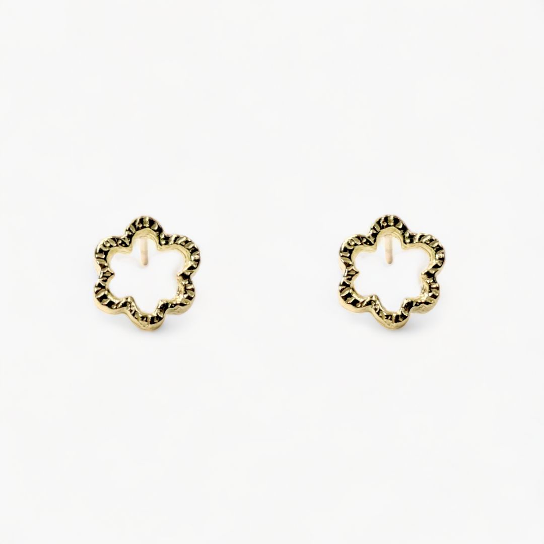 【即日発送可】ミニ ミモザ ピアス(K18)