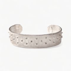 【即日発送可】ドットバングルL(シルバー)＊廃番商品